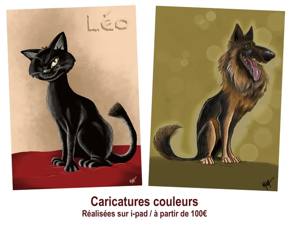 Caricature & portraits à partir de photos