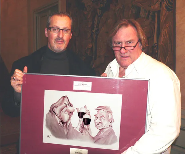 Avec Gérard Depardieu