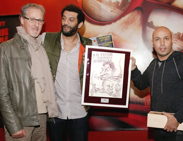 Avec Ramzy Bédhia et Éric Judor