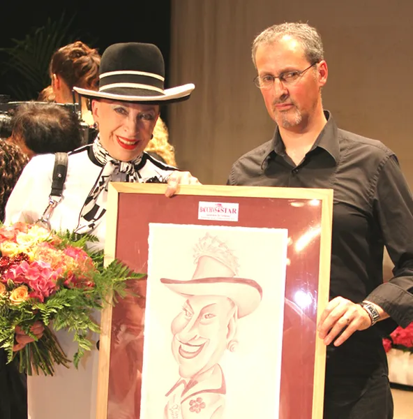 Avec Geneviève De Fontenay