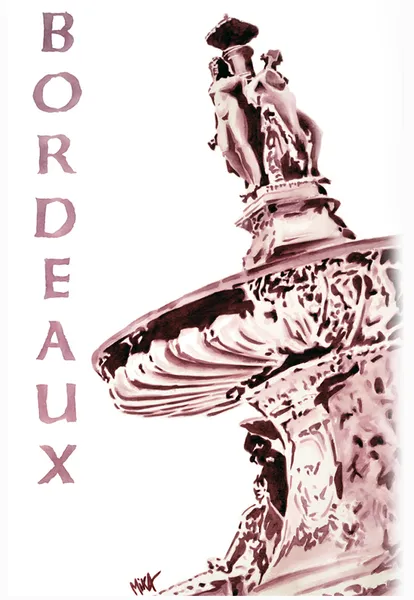 Bordeaux : Fontaine de la Bourse