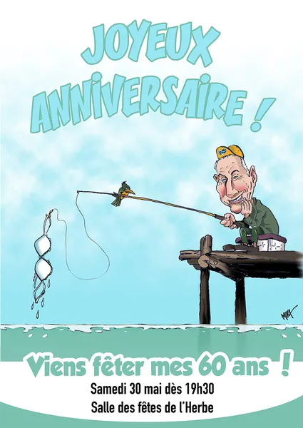Flyers Cartes anniv, cartes visites