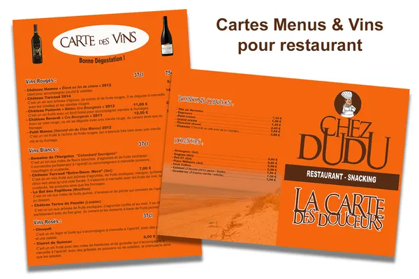 Flyers Cartes anniv, cartes visites