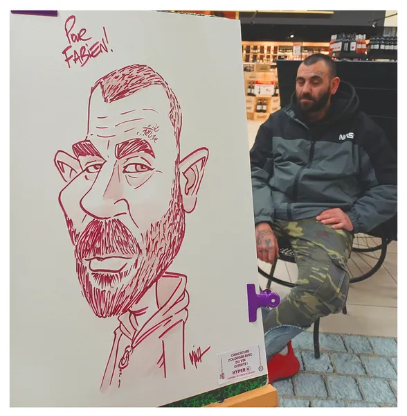 Animation caricatures Vin